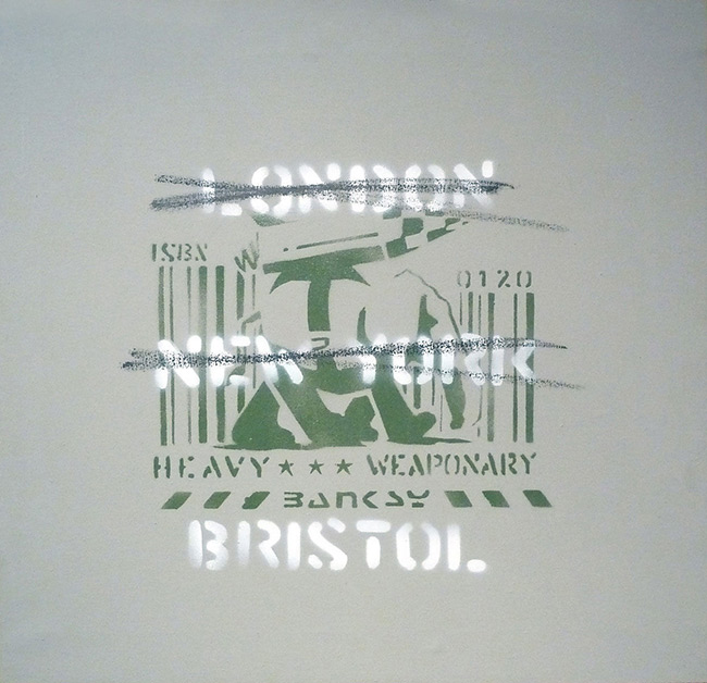 Banksy - London, New York, Bristol (Heavy Weaponry)