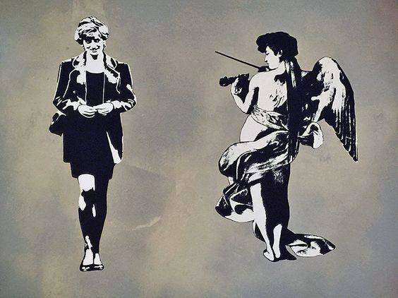 Blek le Rat - Diana and Angel (2008)