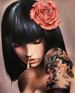 Brian M. Viveros - Violet (Giclee)