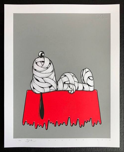 Otto Schade - buy at the Ministry of Walls Street Art Gallery Shop