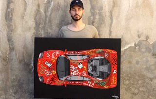 Fuggi - Ferrari F40 (2017), featuring the artist