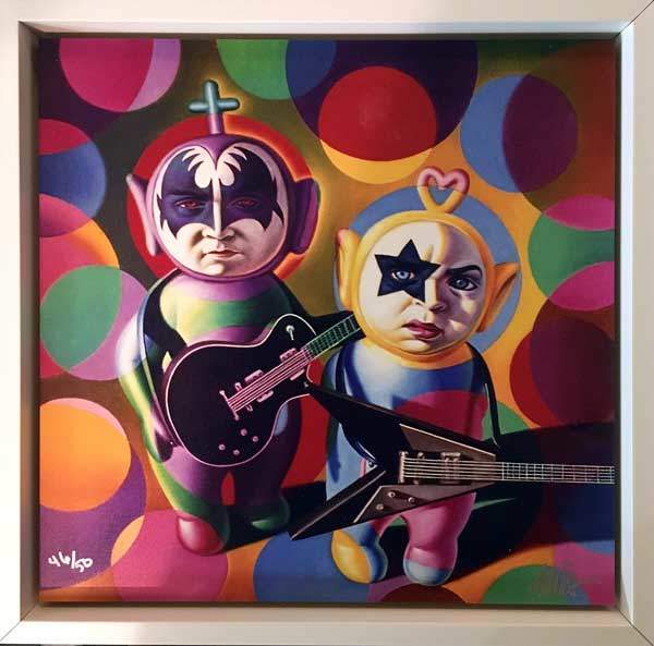 Ron English - Kiss Teletubbies