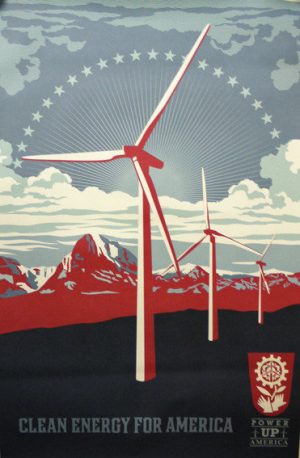 Shepard Fairey - Power up Windmill