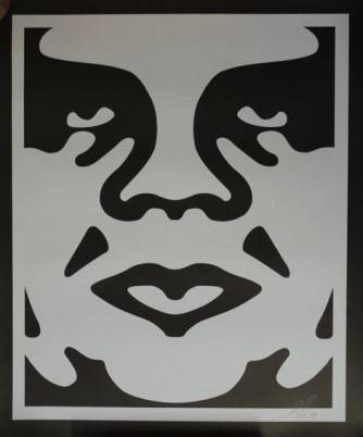 Shepard Fairey - Three Face 2 (2016)