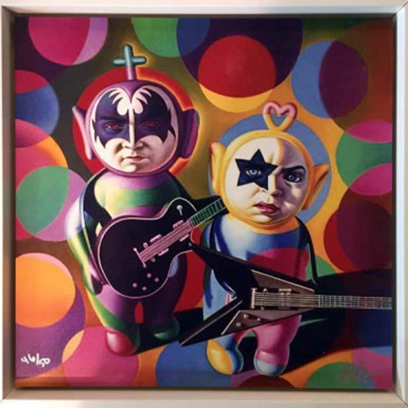 Ron English - Kiss Teletubbies