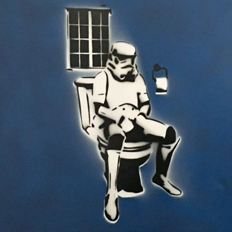 Teves - Stormtrooper taking a dump