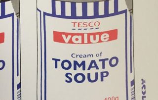 Banksy - Tesco Soup Cans (close)