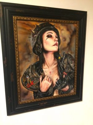 Brian M. Viveros - Road Warrior (framed, lateral view)