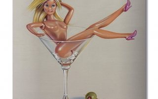 Mel Ramos - Martini still life (2006)