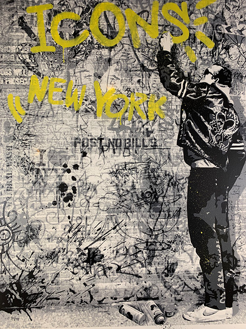 Mr. Brainwash - The Wall (Keith Haring)