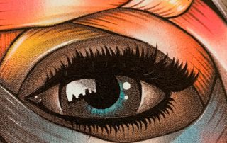 Otto Schade - She (closeup of left eye)