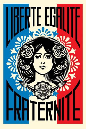 Shepard Fairey - Liberte Egalite Francis