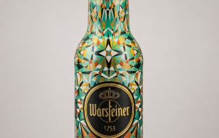 Warsteiner Artists’ Edition with a kaleidoscope pattern